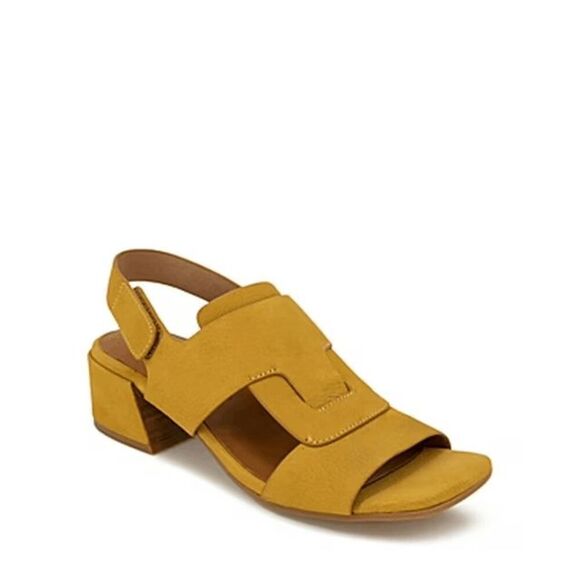 Gentle Souls Women's Park Interlock Slingback Sandals - Giallo 7.5M - Picture 6 of 7